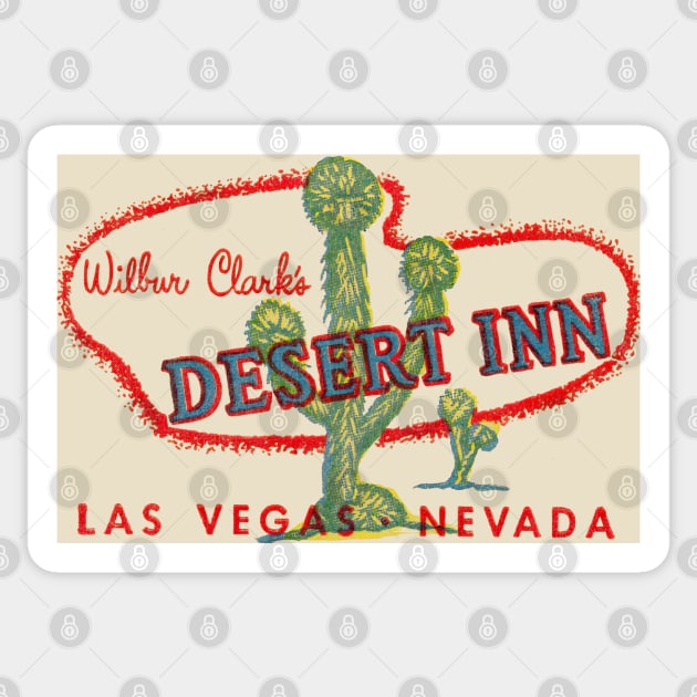 Wilber Clark's Desert Inn // Defunct Las Vegas Sticker by darklordpug